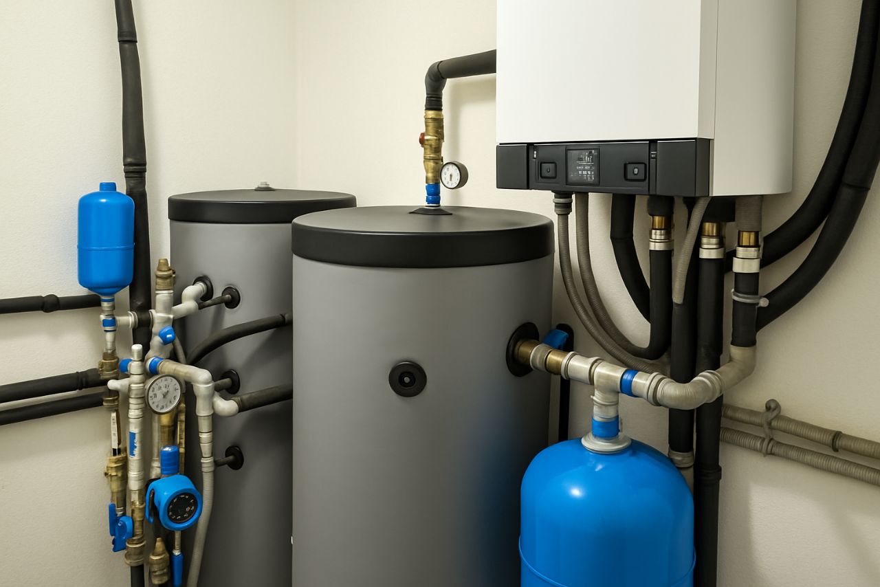 Hot Water Tank Installation